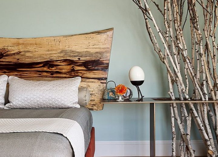 wooden headboard