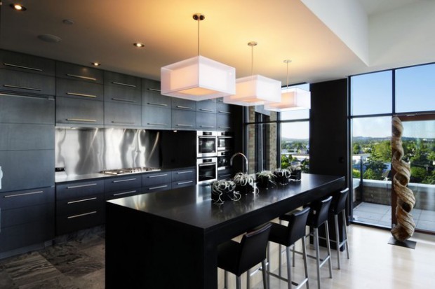 dark kitchen ideas